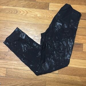 EUC- Worn maybe twice- Blakc Oil slick pattern